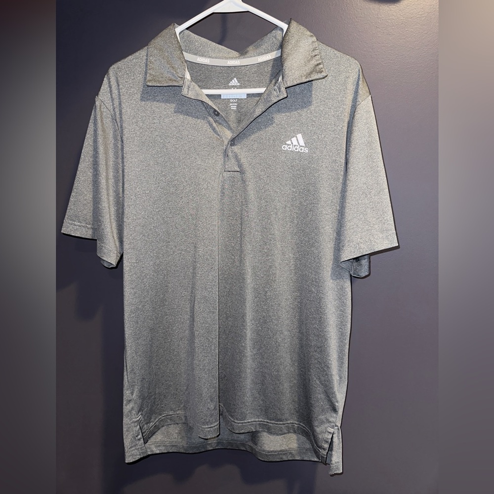 Grey Adidas Men’s Golf Polo